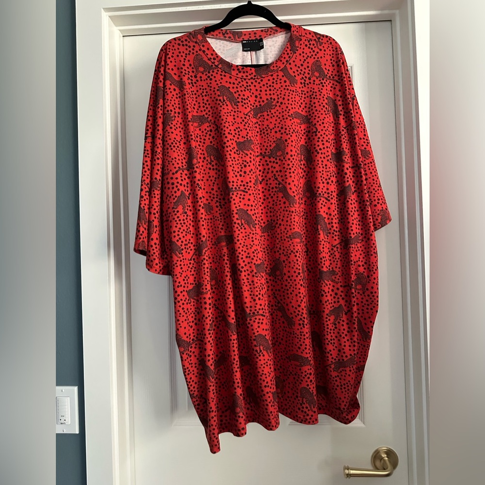 ASOS animal print tunic dress